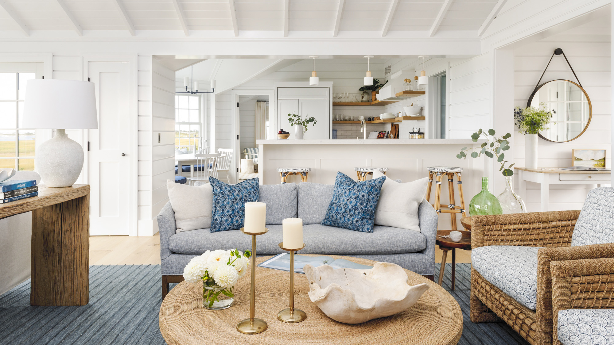 Beautiful coastal holiday let interior